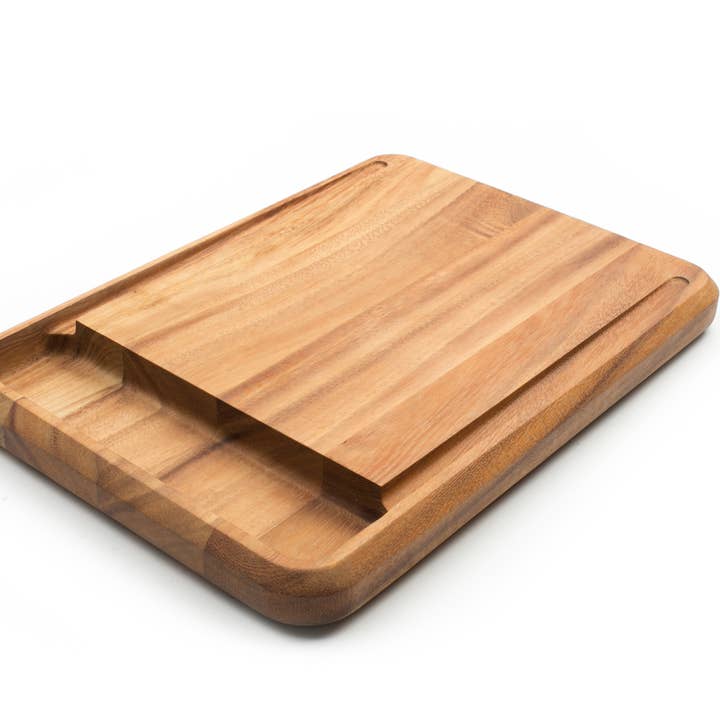 Fox Run Brands - Wholesale Cutting Board - Ironwood Big Catch Cutting Board, Acacia, 10.5"x 15"x 1.25"
