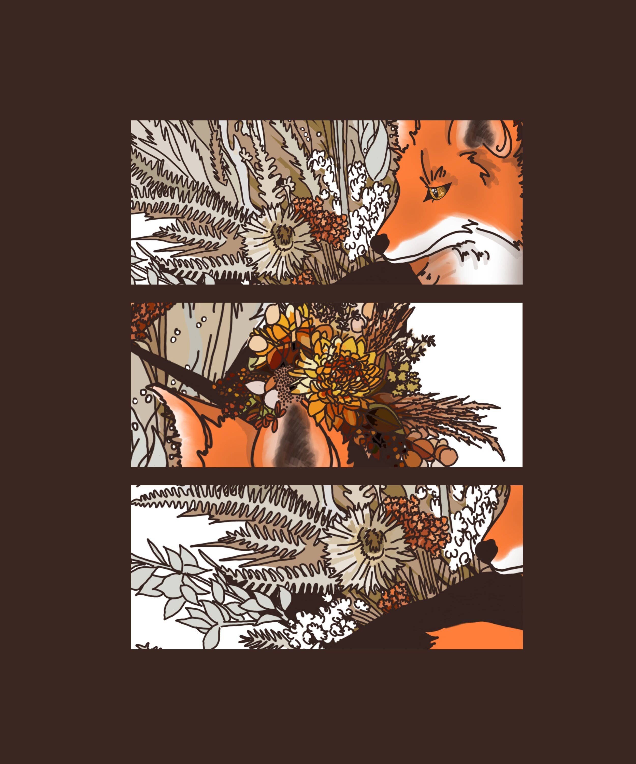 Kristin Bergene Creative LLC - Wholesale Season's Greetings Card - Autumn Witch Fox Greeting Cards | Blank Inside, 5.5” x 4” 4