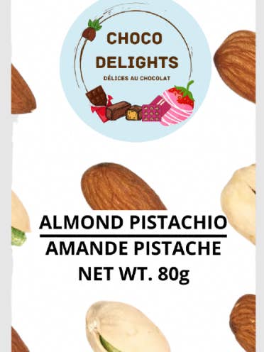 Almond Pistachio - Milk Chocolate for wholesale by Choco Delights