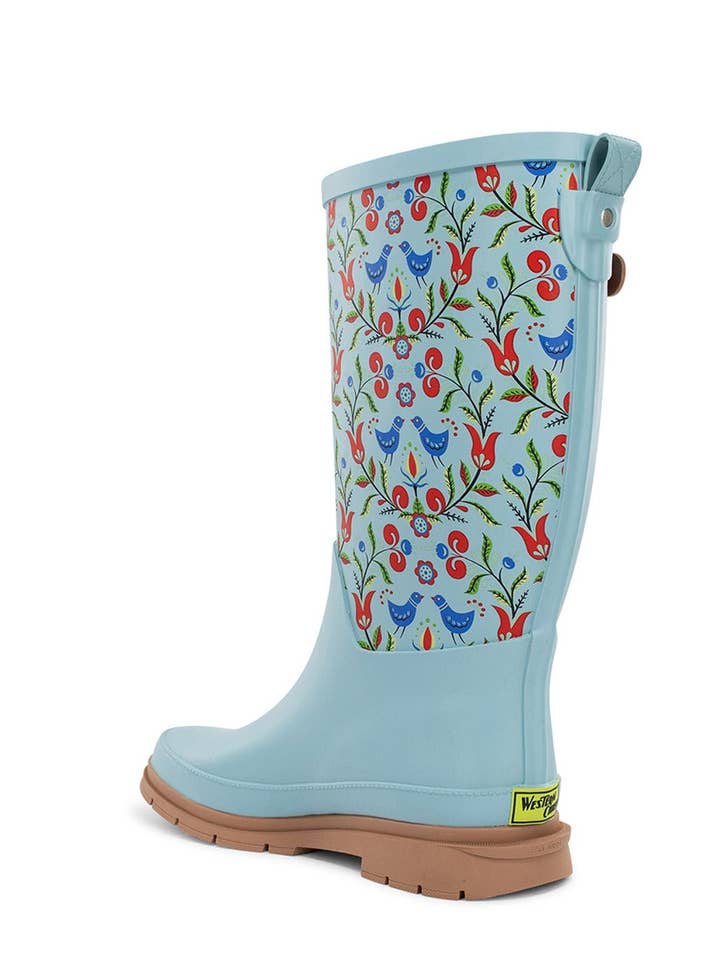 Women's Nordic Tall Rain Boot - Blue for wholesale on Faire2