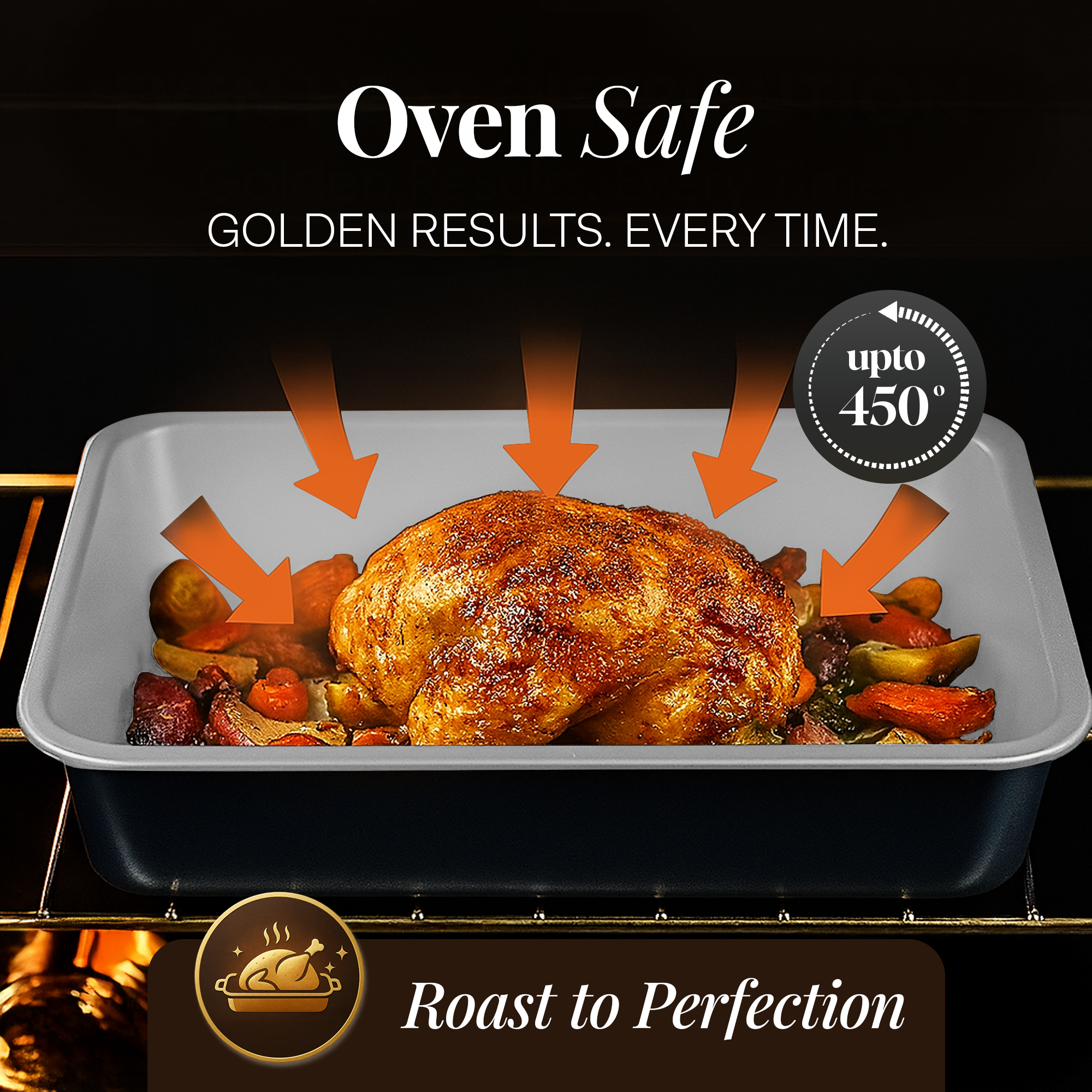 Gotham Steel/Granitestone – wholesale Baking dish – Gotham Steel 6 Piece Bakeware Set in Black 3