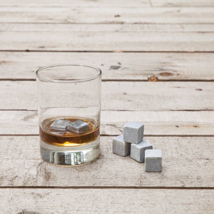 Grey Glacier Rock Cooling Stones Set of 6 for wholesale on Faire3