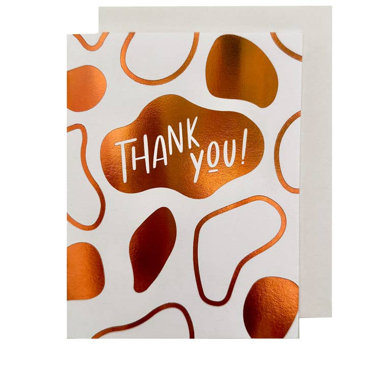 Thank You Blobs Thank You Card for wholesale by The Social Type