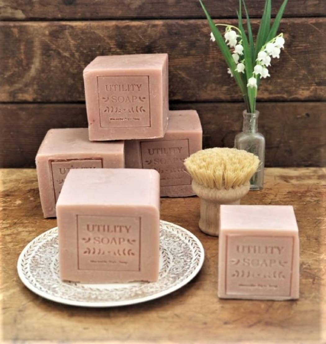 Du Jardin Beauty - Wholesale Bar Soap - French-Style Utility Soaps, XL PINK Cubes3