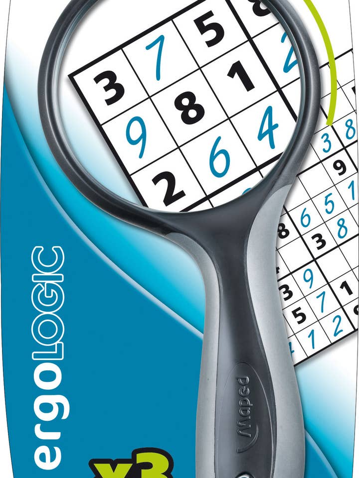 Ergologic magnifying glass Ø 75 mm - blister for wholesale by Maped Deutschland GmbH
