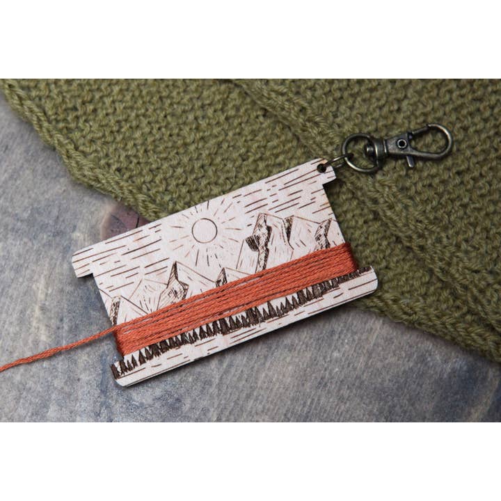 Sunshine Mountains WPI-liniaal voor garenmeter, esdoornhout voor wholesale door Sunrise Grove