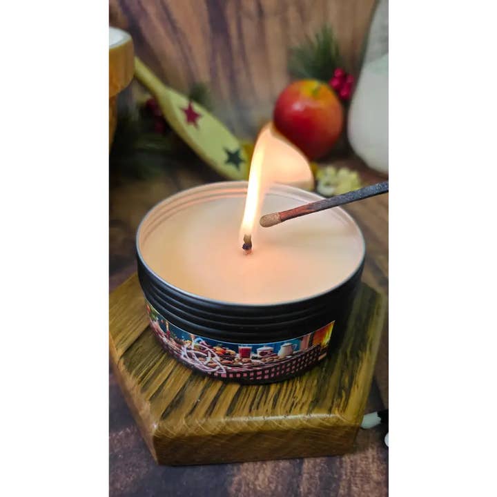 Aureal Irish Gifts - Wholesale Travel Candles - Nanny's Kitchen - Christmas Tin Candle2