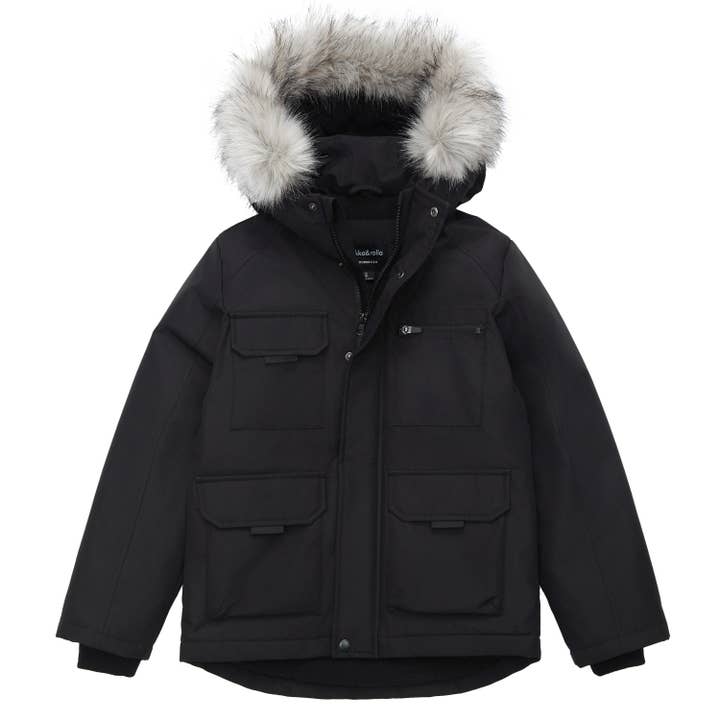 Rokka & Rolla - Wholesale Parka - Kids - Boys' Ripstop Parka Jacket Fleece Lined Winter Coat5