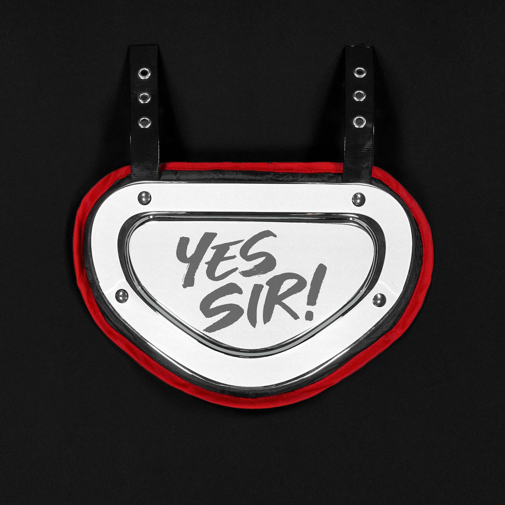 Weiß/Grau Ja Sir! Aufkleber für Rückplatte für den Großhandel auf Faire12