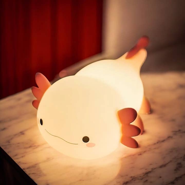 huemabe - Wholesale Night Light - Kids & Baby - Silicone Axolotl Design Night Light