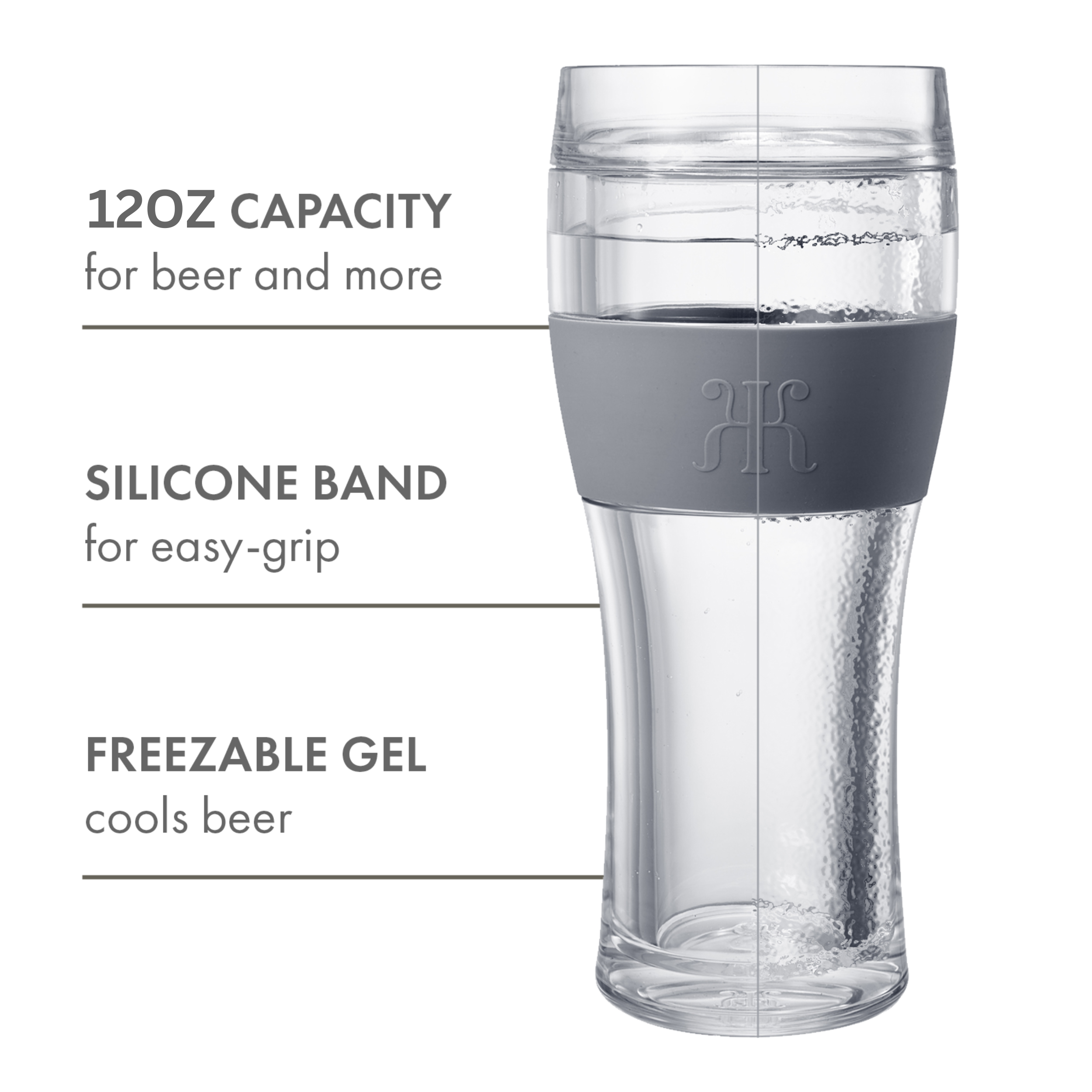The Wine Savant /  Khen Glassware – wholesale Beer glass/mug – Unbreakable Acrylic Plastic Double Wall Insulated Beer Glass2