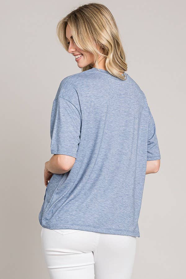 Cerule - Wholesale Gebreide top - Dames - Uitgesneden oversized gebreide top met vlinderprint7