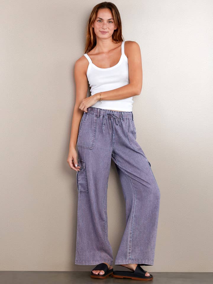 Cargohose mit weichen Streifen für den Großhandel von Billy T