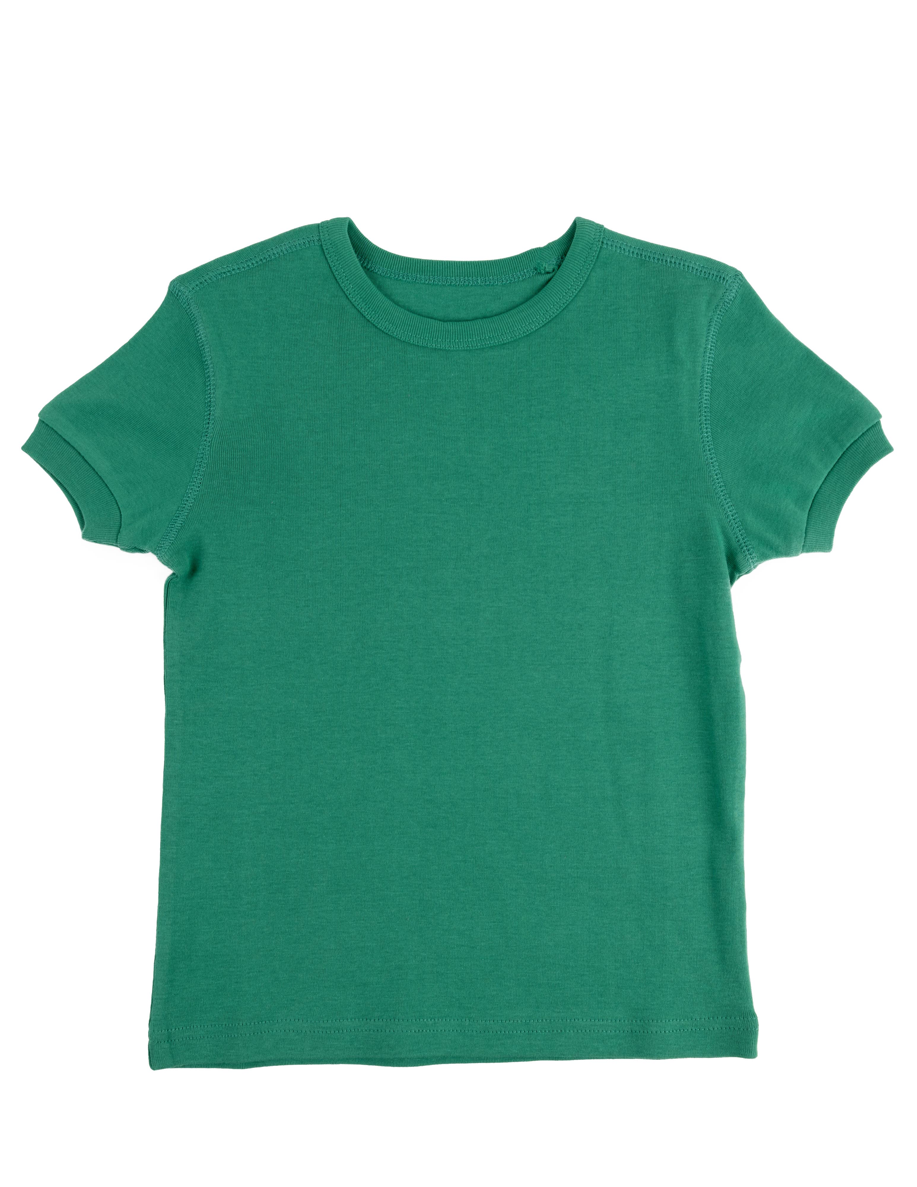 Leveret Pajamas - Venta al por mayor Camiseta - Niños - Camiseta básica de algodón de manga corta para niños para el regreso a la escuela6