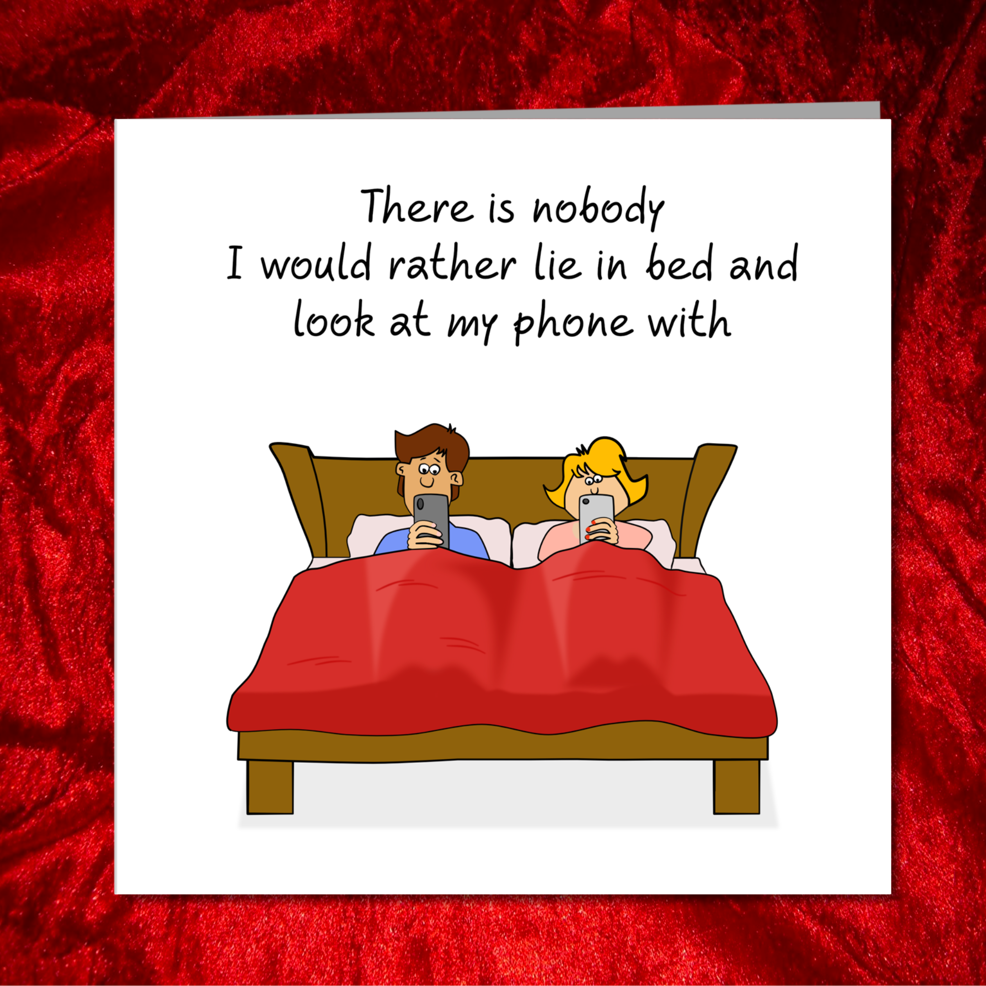 Swizzoo Cards - Vente Cartes de Saint-Valentin - Carte d'anniversaire romantique amusante, Saint-Valentin, petite amie, petit ami, épouse, mari - Fiançailles, anniversaire, mariage, téléphone marié2