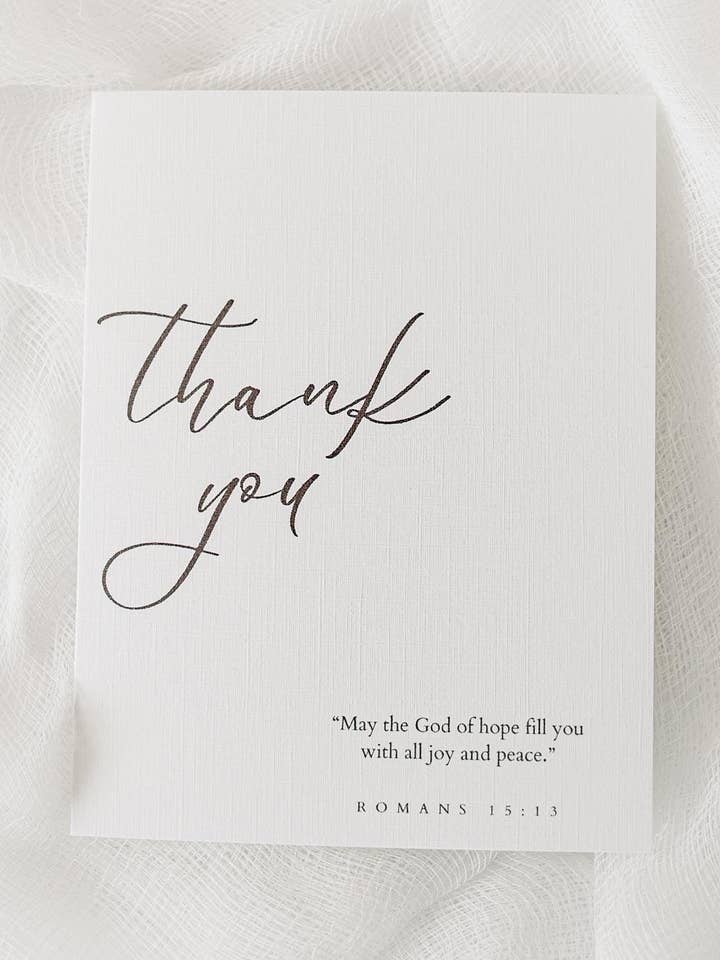 Christliche Dankeskarte | Schriftbasierte Dankbarkeit für den Großhandel von TheGoodStop