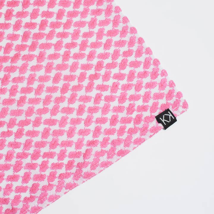 KUVRD - Wholesale Bandana - Women's - Amaal Pink Keffiyeh Bandana