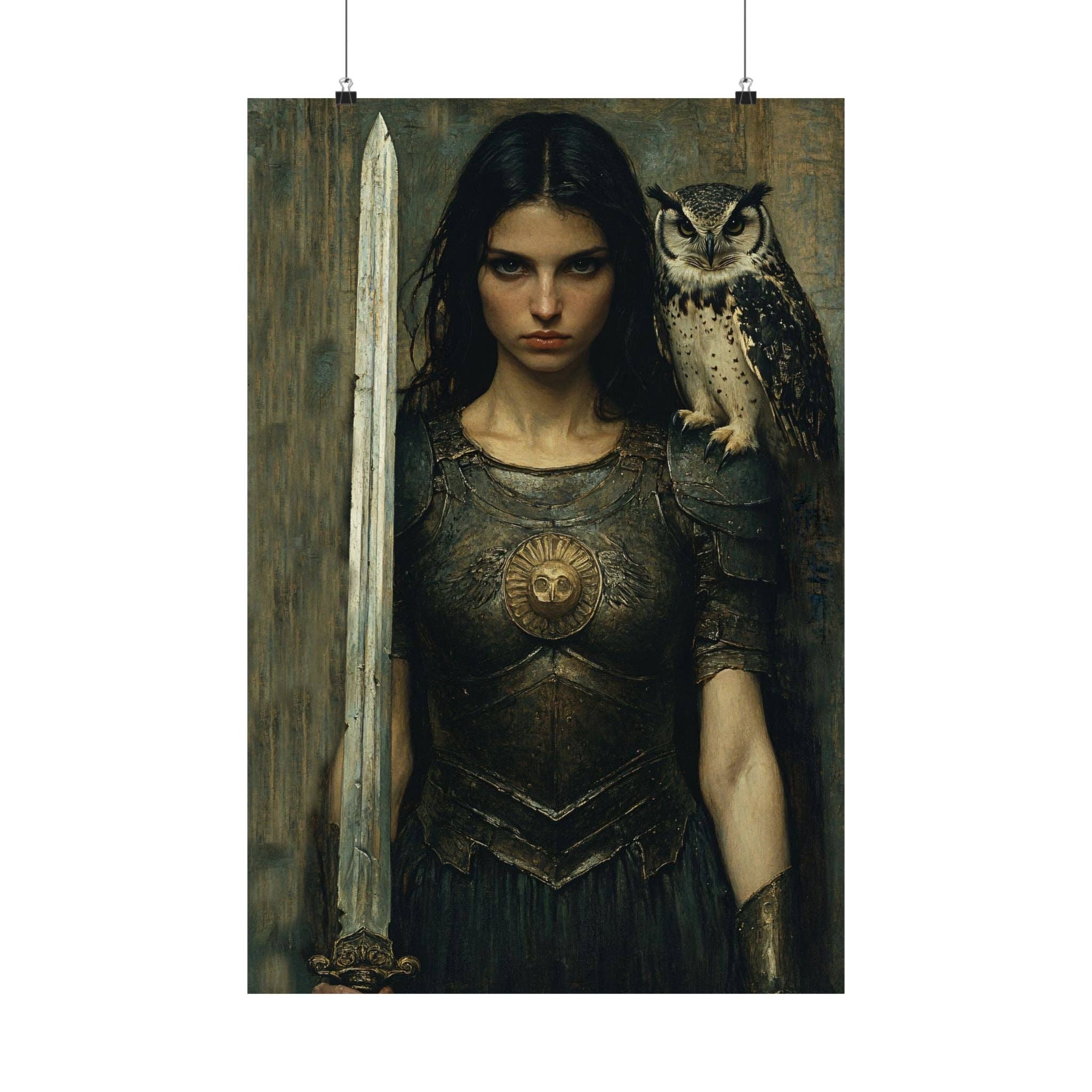 Ye Curiosity Shoppe - Wholesale Art Print - Athena Greek Goddess Art Print2