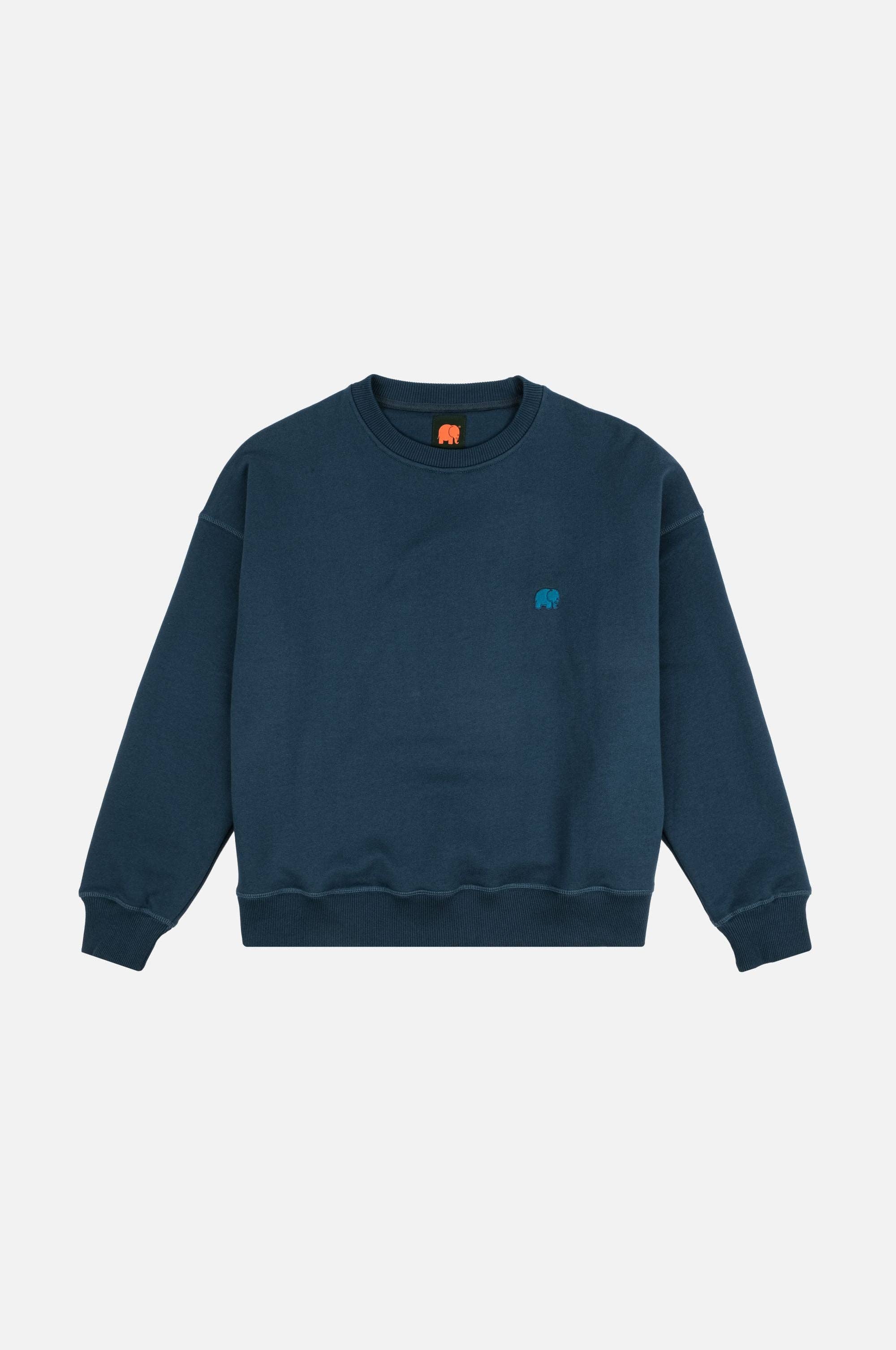 Trendsplant Clothing - Wholesale Sweatshirt - Women's - Women’s Essential Midweight Oversized Sweater Poseidon Blue0