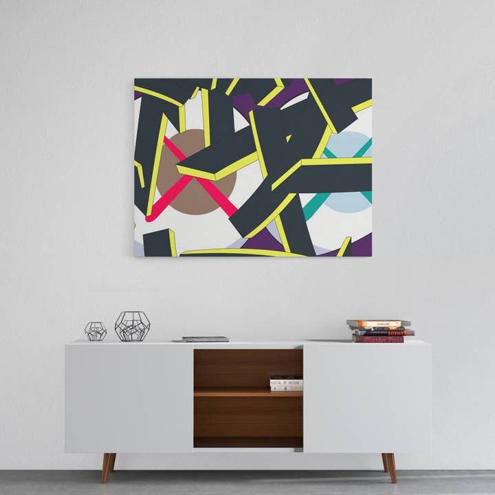 HYPED ART - Wholesale Art Print - KAWS "Paper Smile" Canvas1