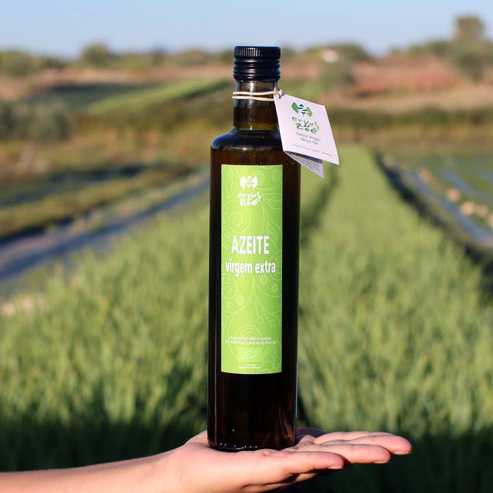 Huile d’olive extra vierge bio 500 mL pour la vente par Ervas da Zoé