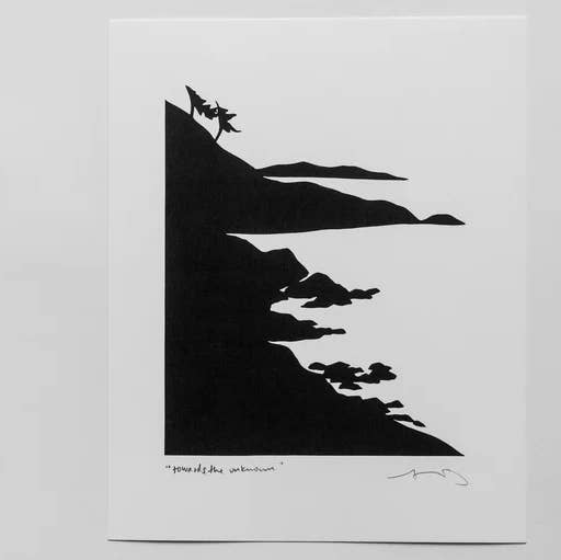 Anna Brones - Wholesale Art Print - "Towards The Unknown" 8x10" Print0