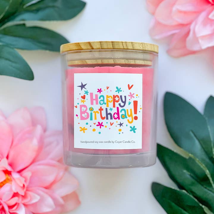 Coyer Candle Co. - Wholesale Jar/Filled Candle - Happy Birthday | 9 oz Candles30