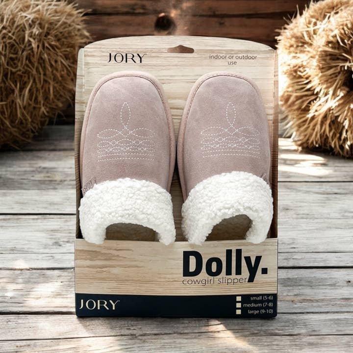Jory - Wholesale Slippers - Women's - Western Cowgirl Dolly Square Toe Slippers | Blossom (pink)