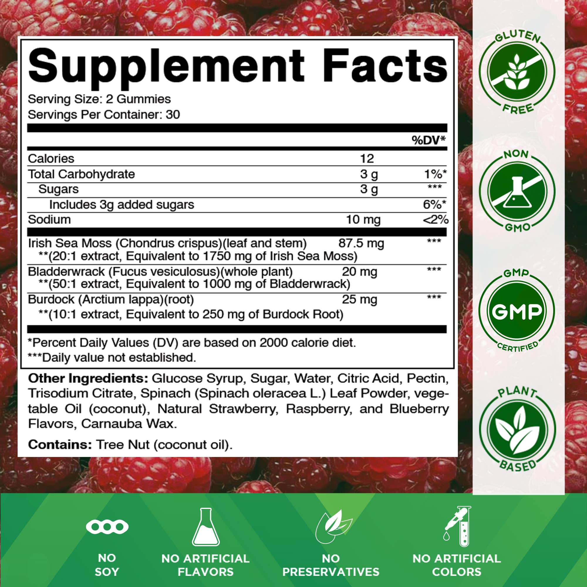 Vitamatic – wholesale Oral supplement/vitamin – Vitamatic Irish Sea Moss Gummies 3000 mg1