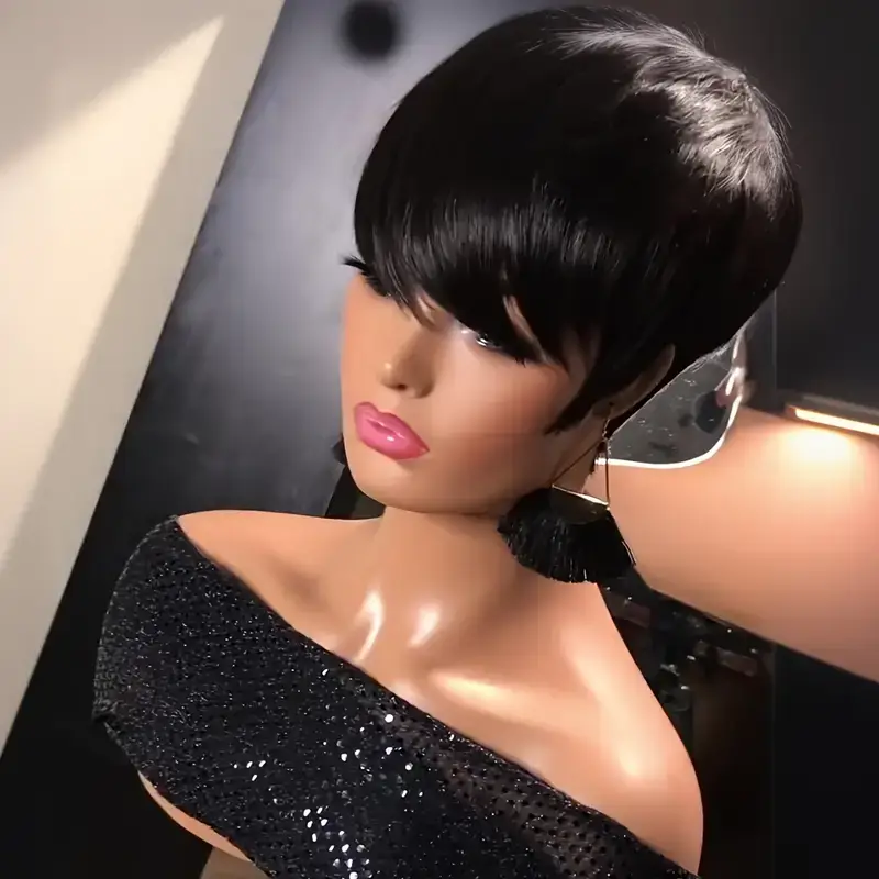 U-Got Beauty Hair & Supply Store - Wholesale Wig/Hair Piece - 6in Elegant Short Pixie Cut Wig with Bangs0
