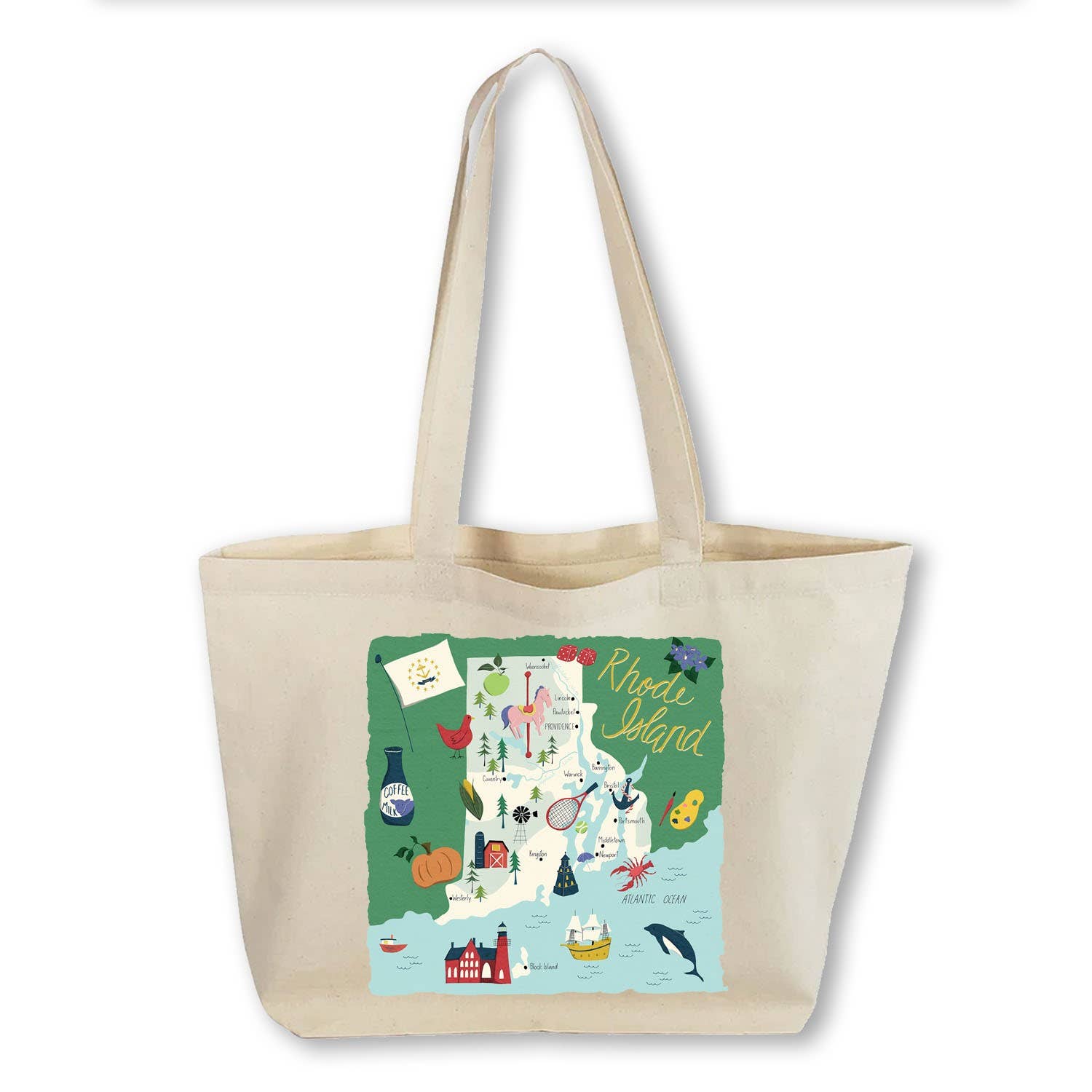Works of Heart - Wholesale Tote Bag - Unisex - Home State Home: Canvas Totebag37