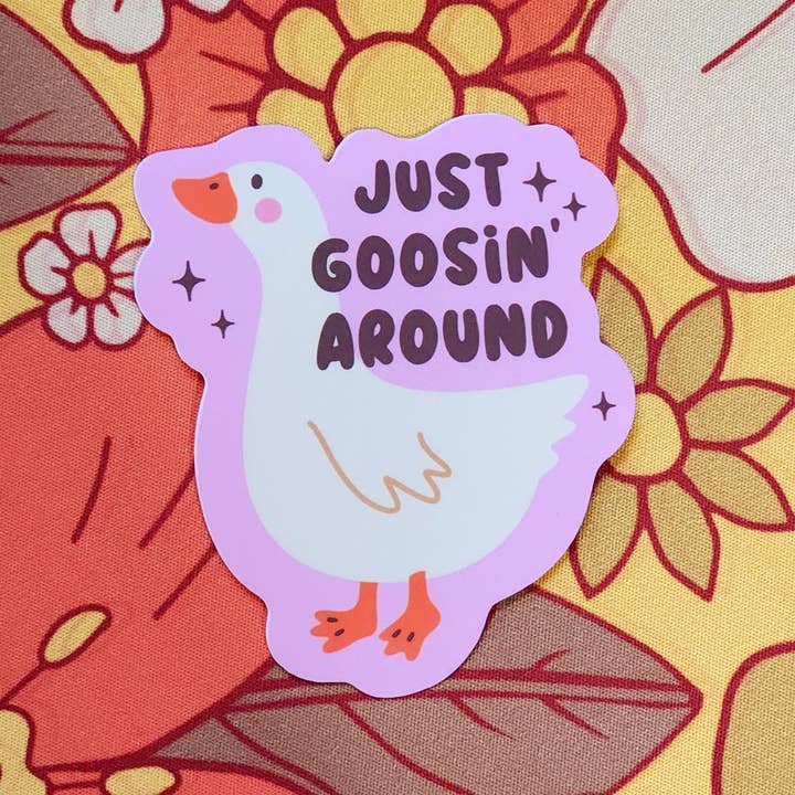 Luxe Trauma - Wholesale Sticker - Goosin around sticker cute funny2
