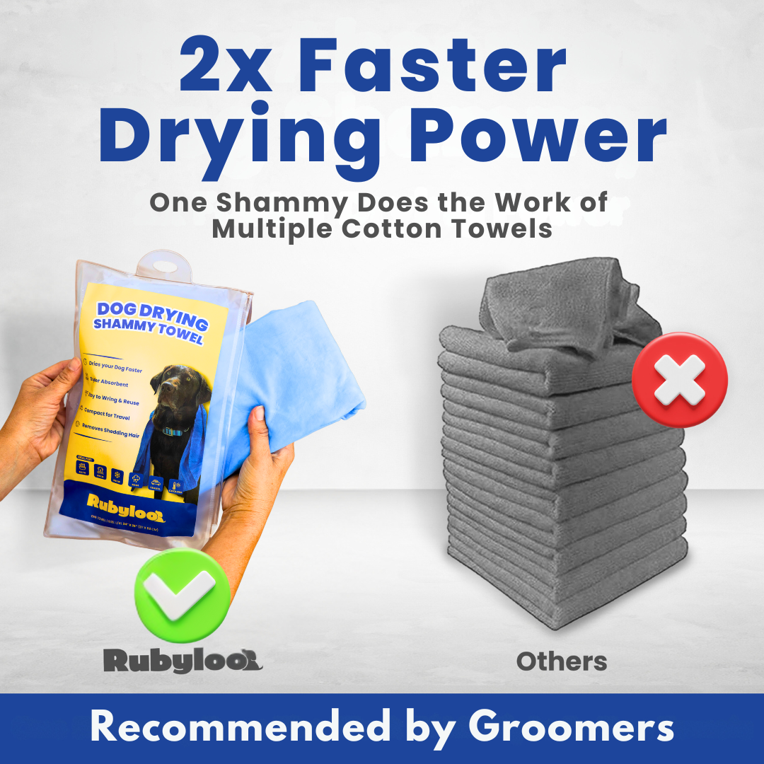 Rubyloo - Wholesale Pet Cleaning Supplies - Dog Drying Shammy Towel2
