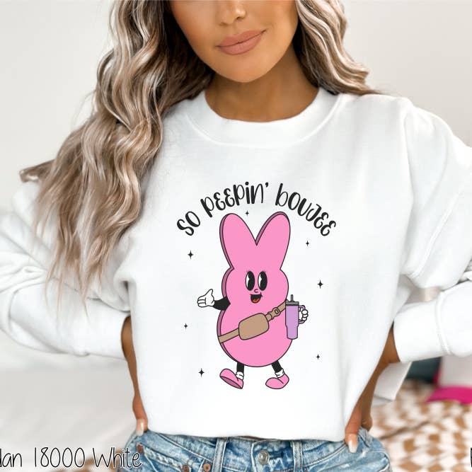 Bama Screens - Wholesale Sublimation Transfer - So Peepin Boujee #BS64203