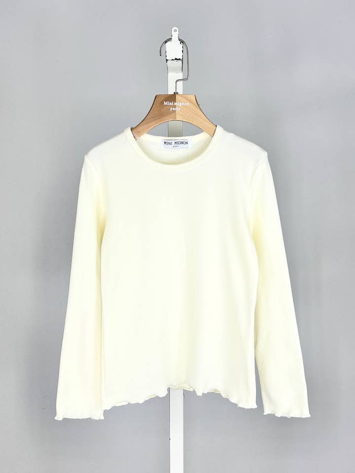 MINI MIGNON PARIS - Wholesale T-Shirt - Kids - Girls' long sleeve cotton ribbed t-shirt10