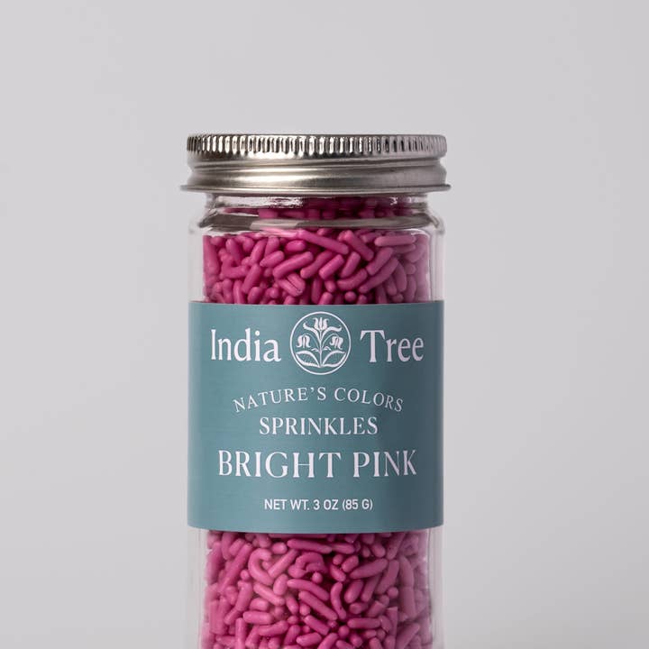 India Tree - Wholesale Sprinkles - Nature’s Colors Bright Pink Sprinkles (Copy)4
