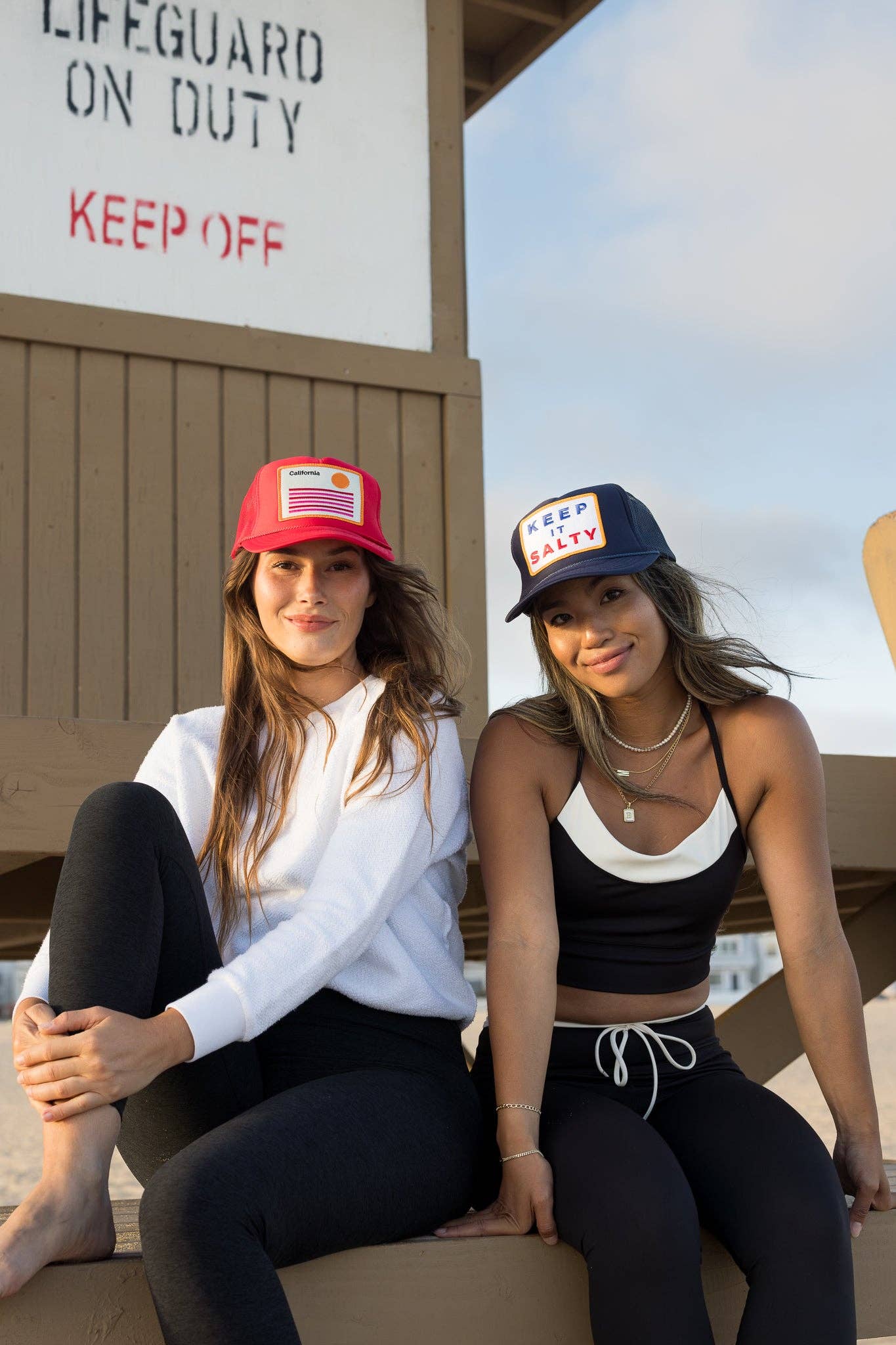 Keep It Salty Trucker Hat in Navy for wholesale on Faire9