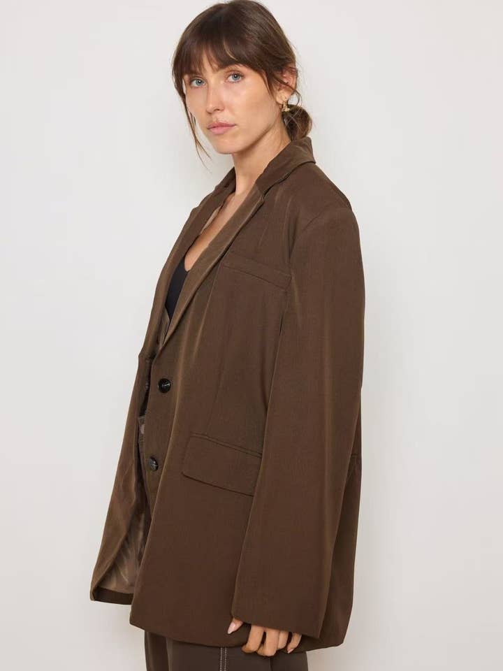 MYSTERY JANE - Wholesale Blazer - Women's - Oversized blazer jacket M00112