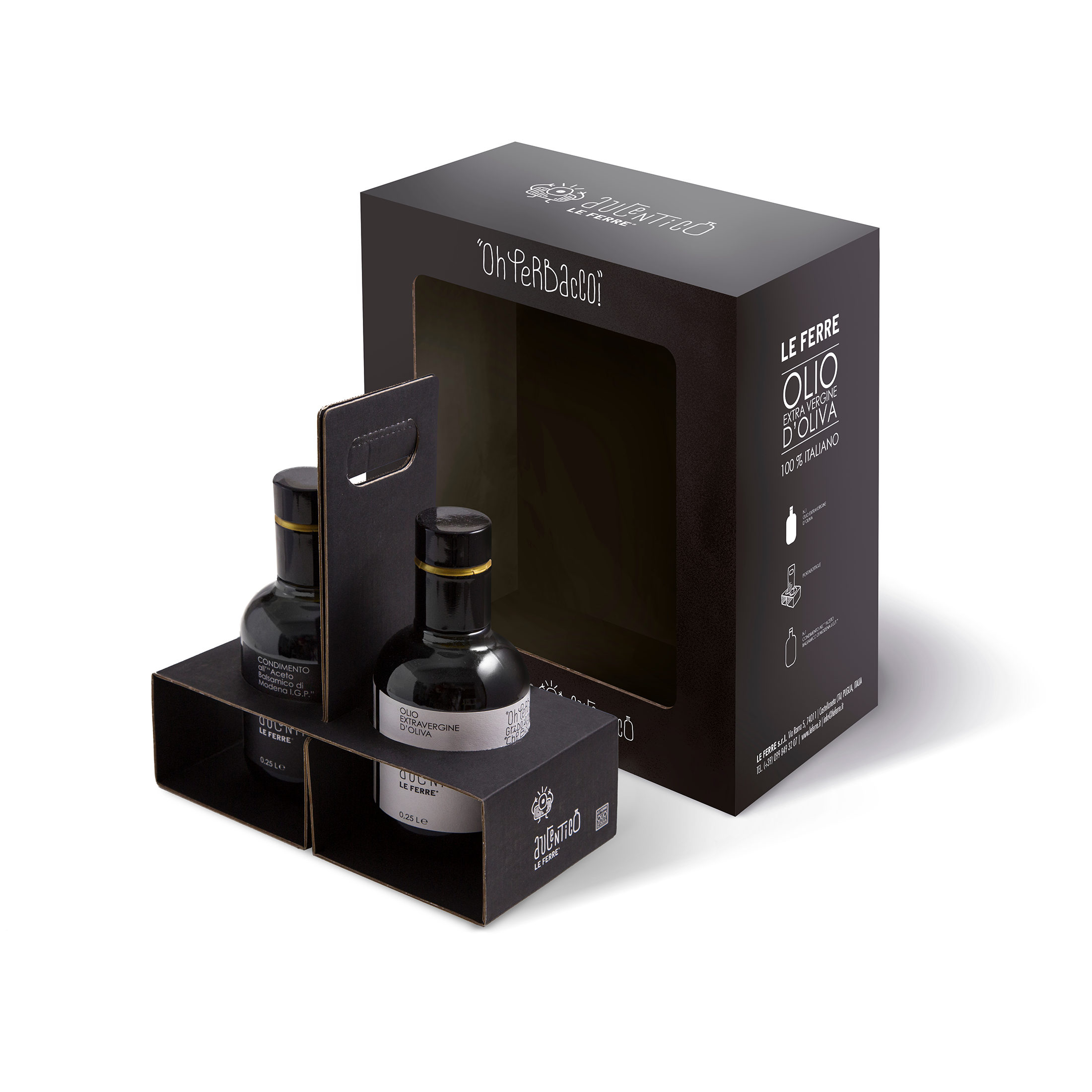 Le Ferre - Wholesale Olive Oil - AUTHENTIC Gift Box Oil+Balsamic Vinegar density 1,060