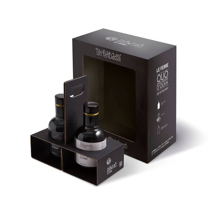 Le Ferre - Wholesale Olive Oil - AUTHENTIC Gift Box Oil+Balsamic Vinegar density 1,06