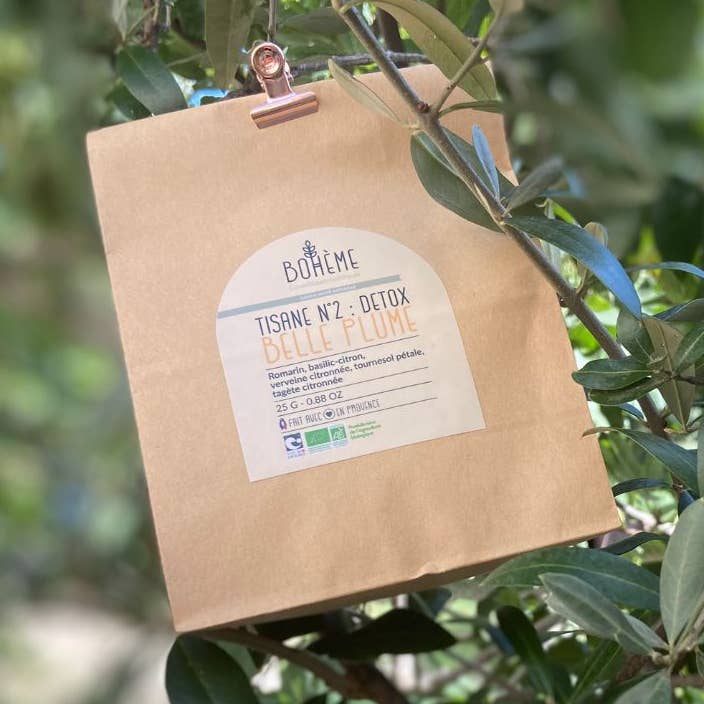 Belle Plume Detox Organic Herbal Tea 25 g for wholesale by BOHEME COSMETIQUE