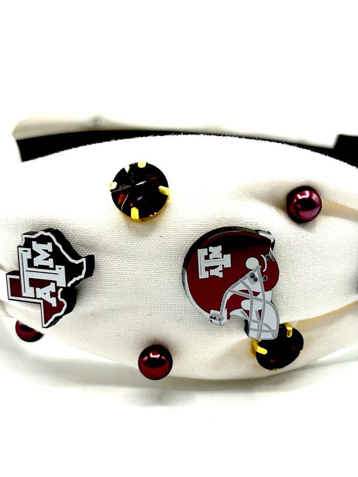 Texas A&M Aggies Headband for wholesale by Cora's Den
