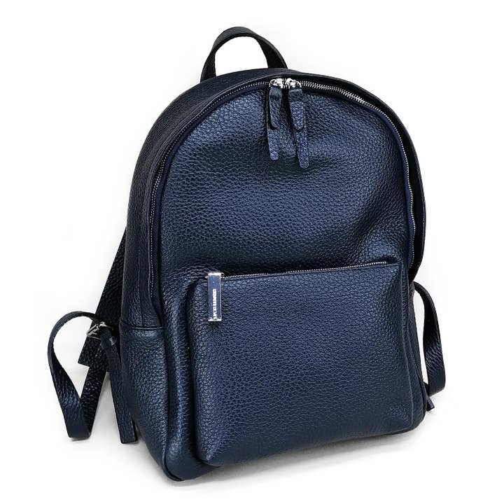 UNISEX LÄDERRYGGSÄCK - MALCESINE för wholesale av Bevini Modena