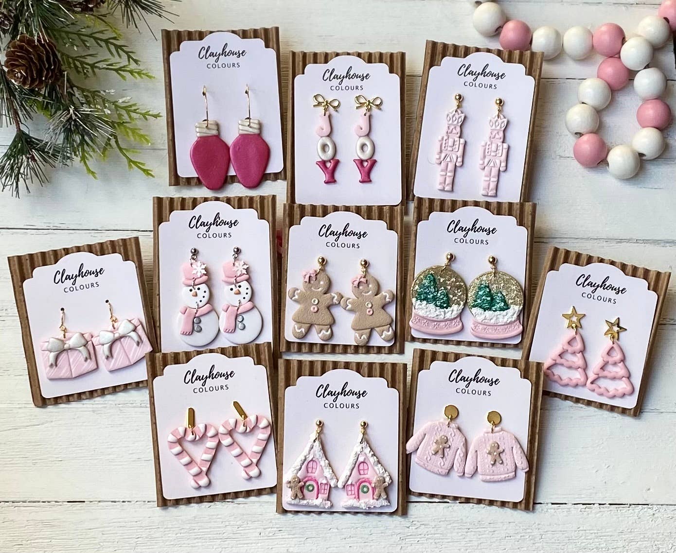 Clayhouse Colours - Wholesale Dangle Earrings - Holiday Christmas Nutcracker Earrings3