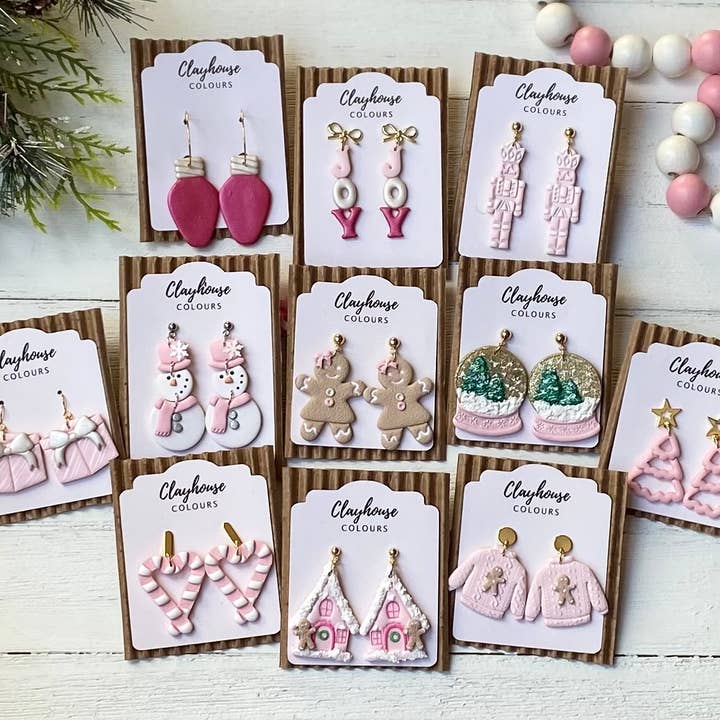Clayhouse Colours - Wholesale Dangle Earrings - Holiday Christmas Nutcracker Earrings3