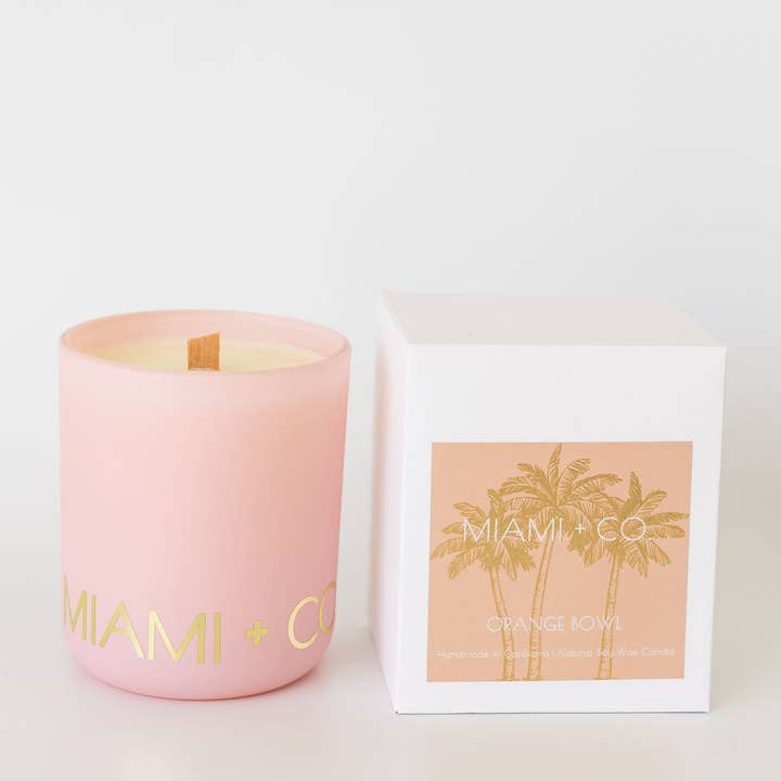 Orange Bowl - Large Candle for wholesale by MIAMI + CO.
