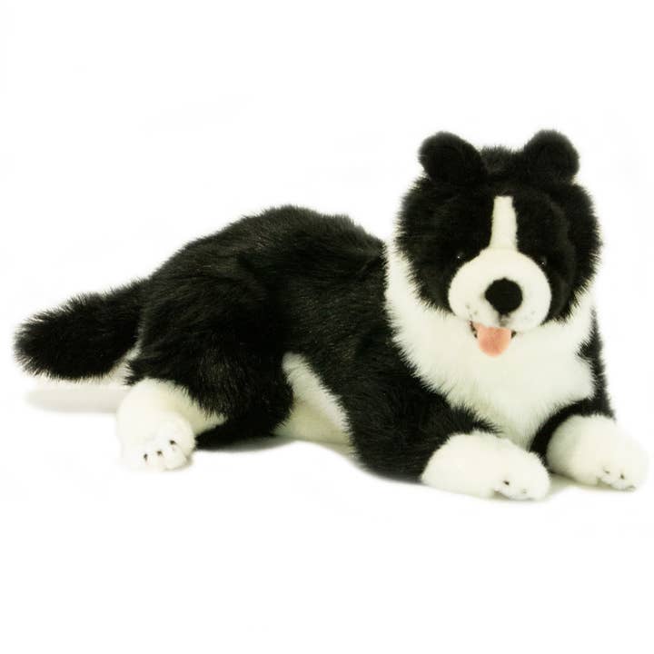 FurTastic Friends by Bocchetta Plush Toys - Wholesale Pet Plush Toy - Dog - Starsky - Border Collie Size 41cm/16.1"