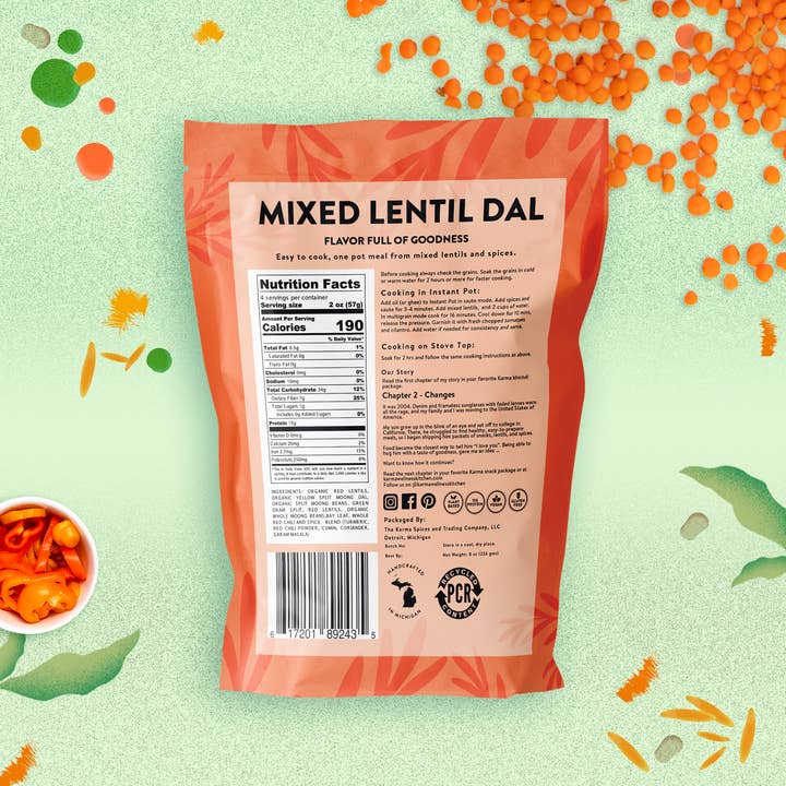 Karma Wellness Kitchen - Wholesale Soup - Mixed Lentil Dal1