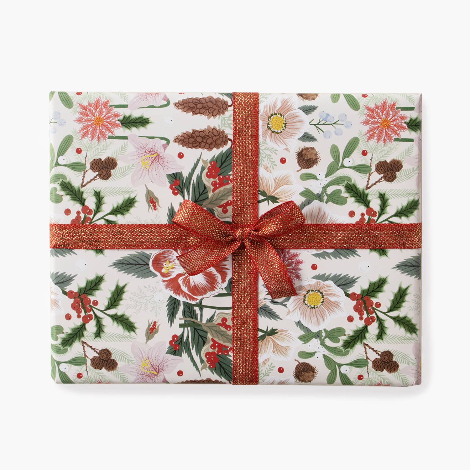 Botanica Paper Co. – Großhandel Geschenkpapier in Bögen – WEIHNACHTSROSE | doppelseitiges Geschenkpapier, Einzelnblatt1