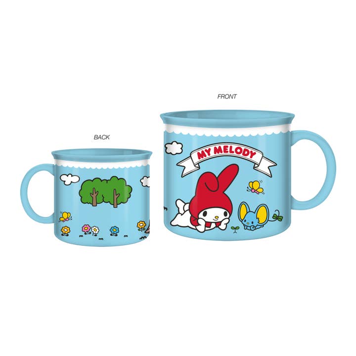 Mug de camping en céramique Sanrio My Melody Meadow Friends 20 oz pour la vente par Silver Buffalo